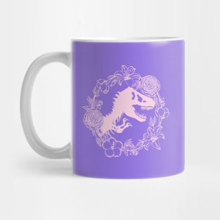 Floral Jurassic Dino Mug